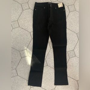 Stretch black Vintage Denim: New with Tags! Textured fabric!